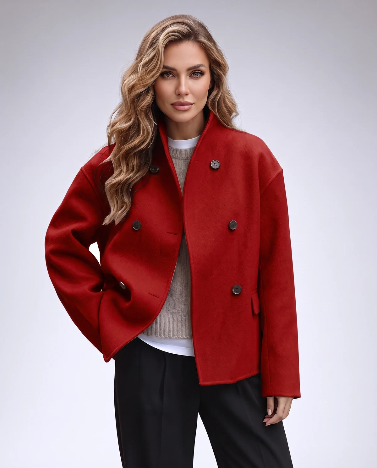 Solaine Dress — Red