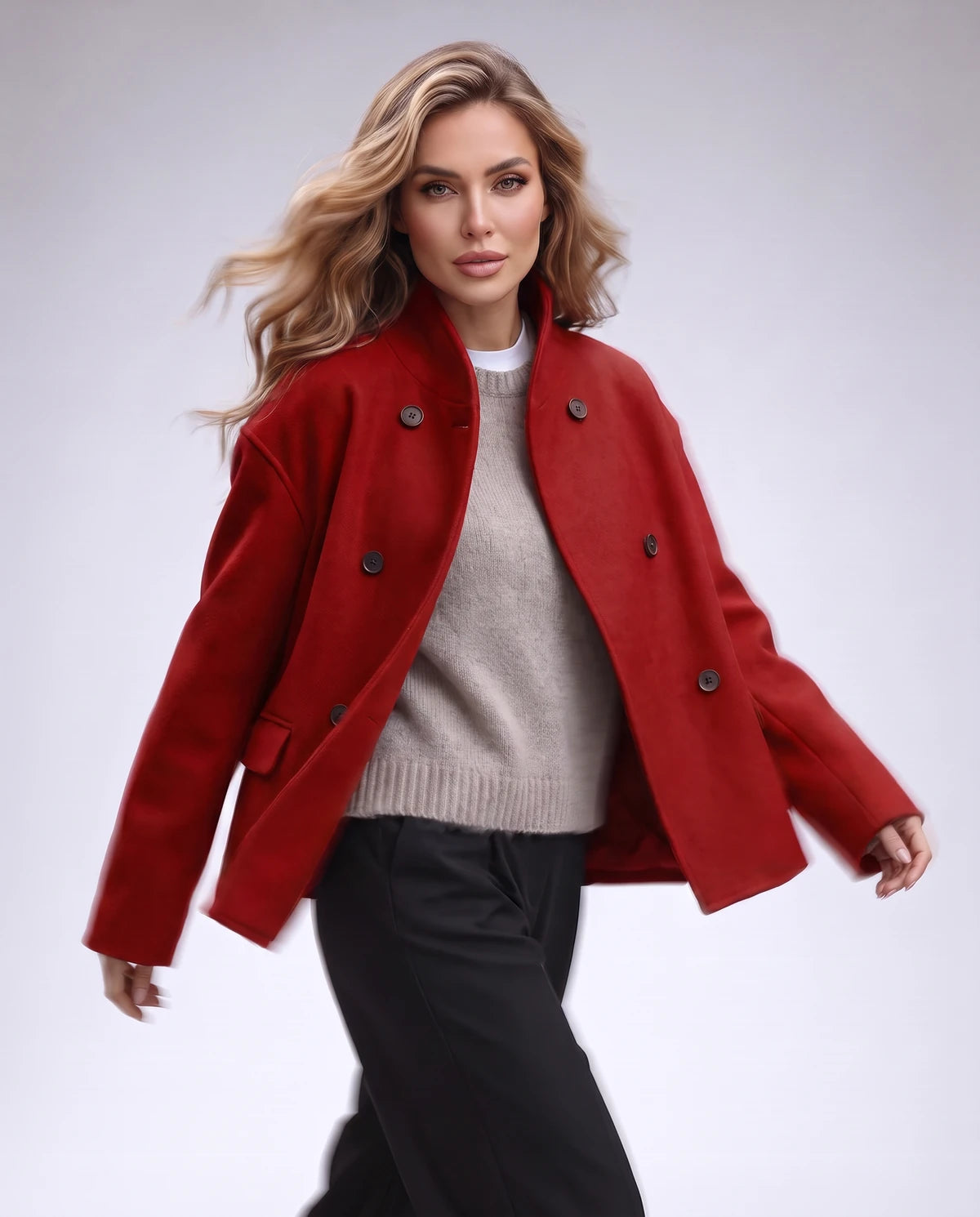 Solaine Dress — Red | SKU: SD-78797-red-XS,SD-78797-red-S,SD-78797-red-M,SD-78797-red-L,SD-78797-red-XL,SD-78797-red-2XL