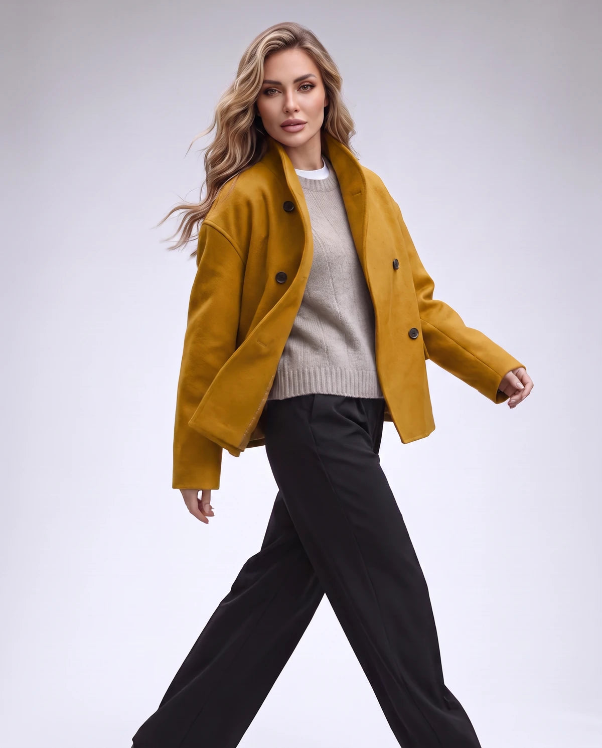 Solaine Dress — Yellow | SKU: SD-78797-yellow-XS,SD-78797-yellow-S,SD-78797-yellow-M,SD-78797-yellow-L,SD-78797-yellow-XL,SD-78797-yellow-2XL