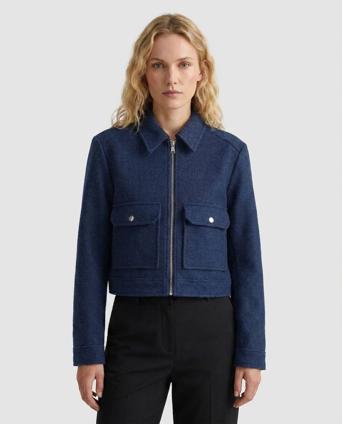 Solstice Coat — Blue