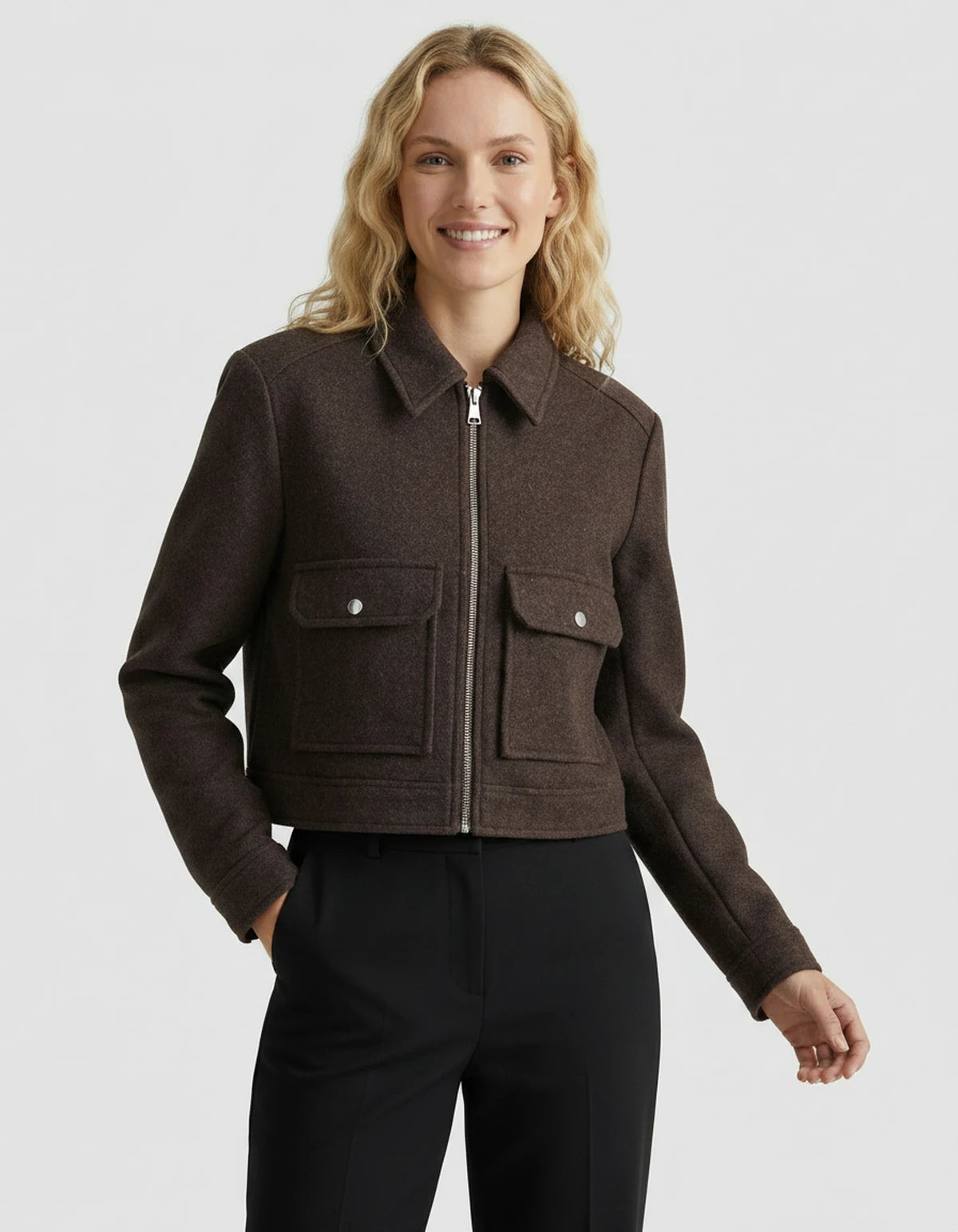 Solstice Coat — Brown | SKU: SD-90967-brown-XS,SD-90967-brown-S,SD-90967-brown-M,SD-90967-brown-L,SD-90967-brown-XL