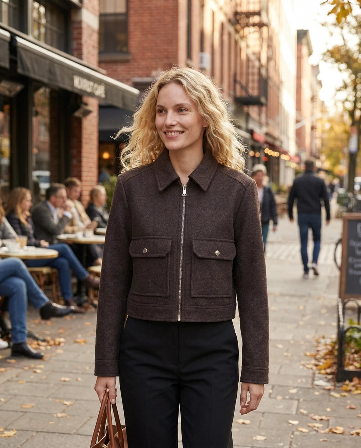 Solstice Coat — Brown | SKU: SD-90967-brown-XS,SD-90967-brown-S,SD-90967-brown-M,SD-90967-brown-L,SD-90967-brown-XL