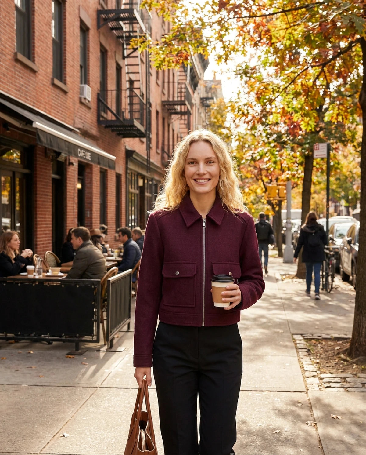 Solstice Coat — Burgundy | SKU: SD-90967-burgundy-XS,SD-90967-burgundy-S,SD-90967-burgundy-M,SD-90967-burgundy-L,SD-90967-burgundy-XL