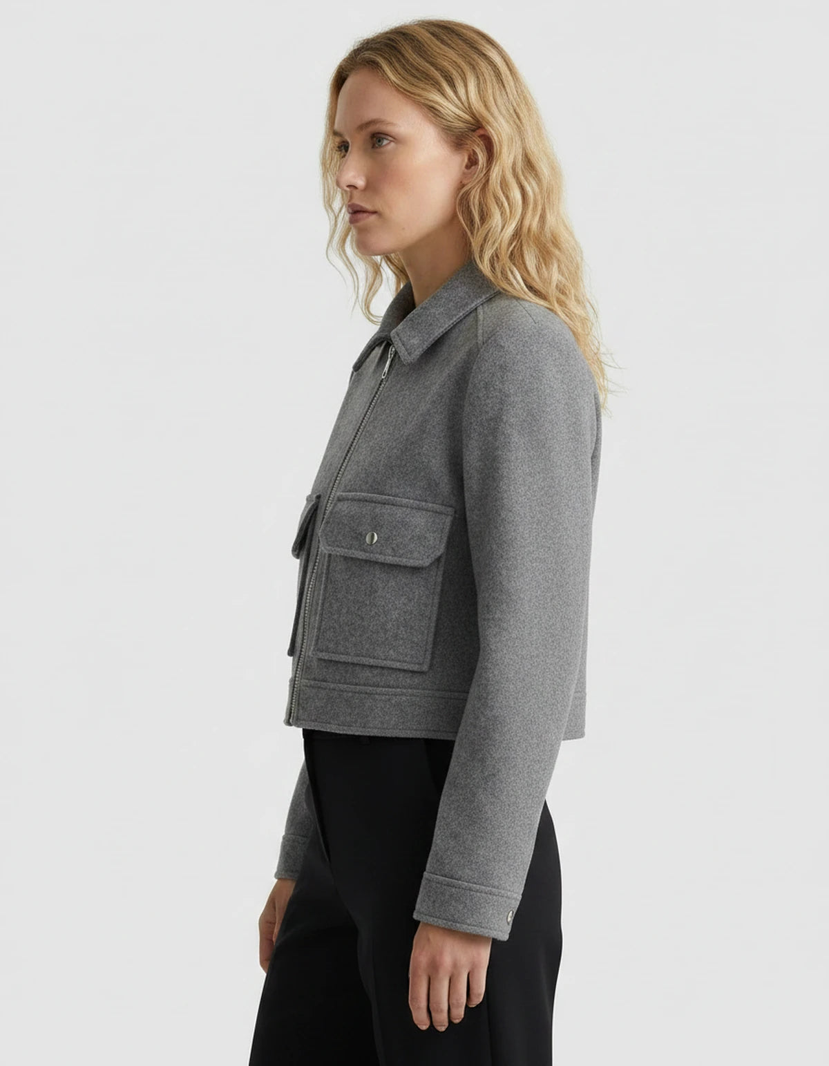 Solstice Coat — Gray | SKU: SD-90967-gray-XS,SD-90967-gray-S,SD-90967-gray-M,SD-90967-gray-L,SD-90967-gray-XL