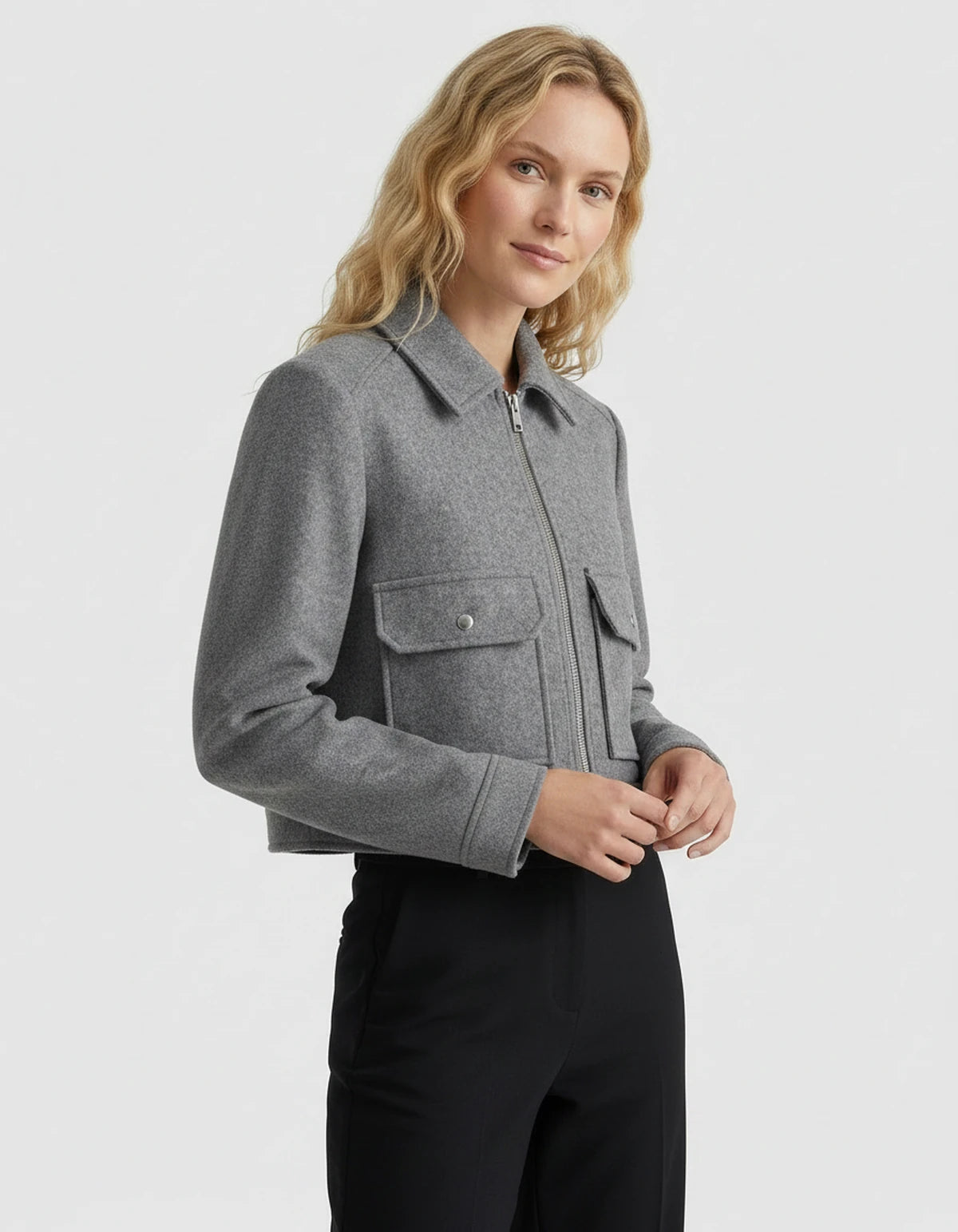 Solstice Coat — Gray | SKU: SD-90967-gray-XS,SD-90967-gray-S,SD-90967-gray-M,SD-90967-gray-L,SD-90967-gray-XL