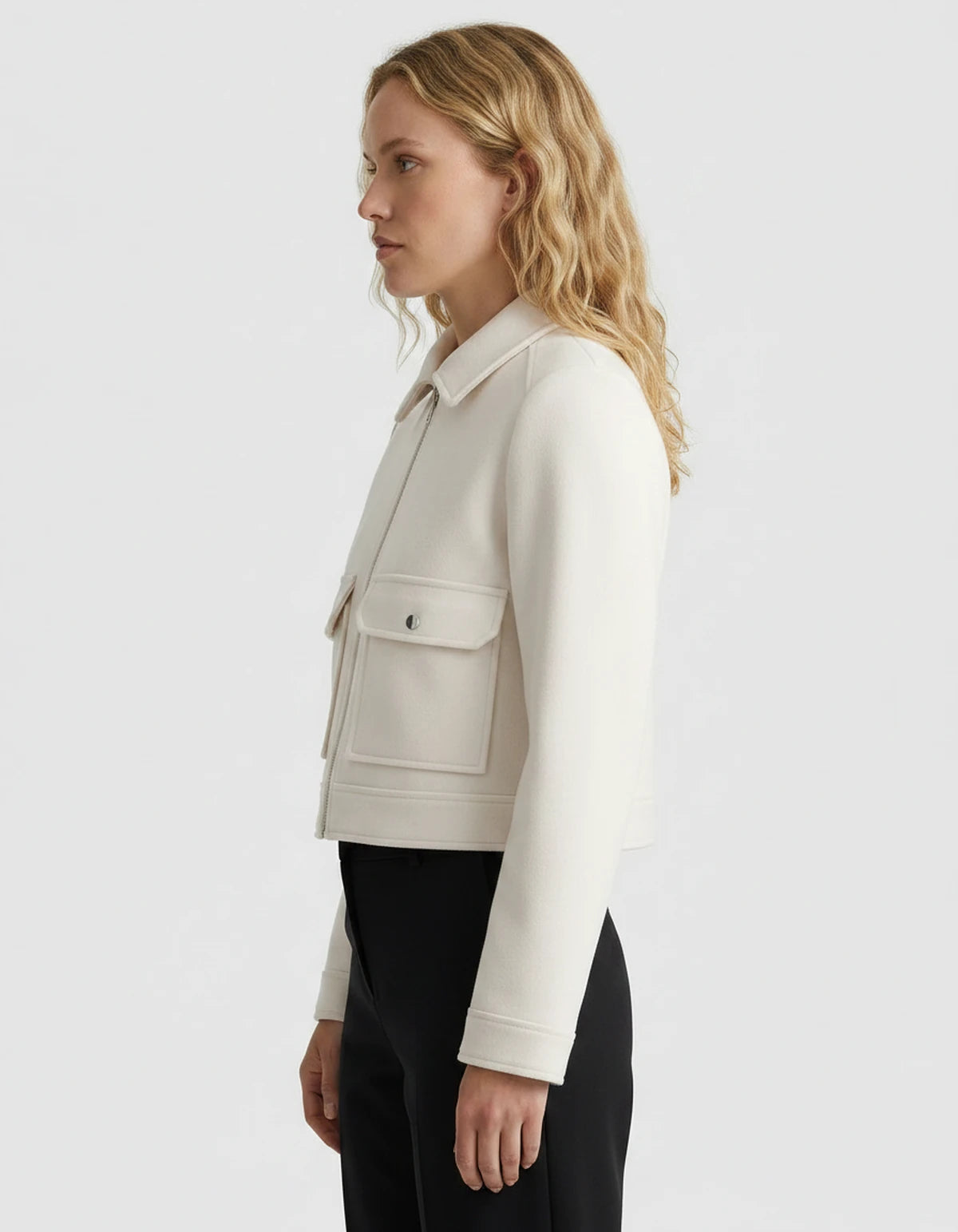 Solstice Coat — White | SKU: SD-90967-white-XS,SD-90967-white-S,SD-90967-white-M,SD-90967-white-L,SD-90967-white-XL