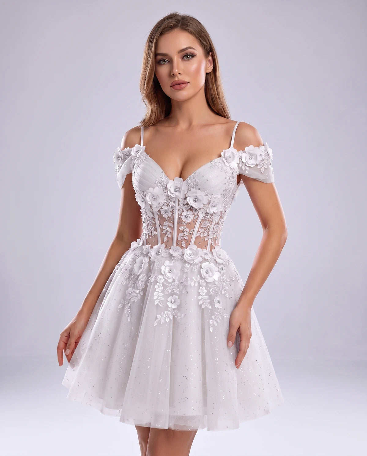 Sorrento Mini Dress — White