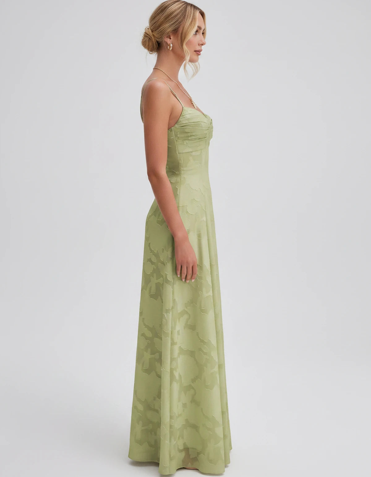Sylvaine Maxi Dress — Sage Green | SKU: SD-93117-sagegreen-2,SD-93117-sagegreen-4,SD-93117-sagegreen-6,SD-93117-sagegreen-8,SD-93117-sagegreen-10,SD-93117-sagegreen-12,SD-93117-sagegreen-14,SD-93117-sagegreen-16,SD-93117-sagegreen-16W,SD-93117-sagegreen-18W,SD-93117-sagegreen-20W,SD-93117-sagegreen-22W