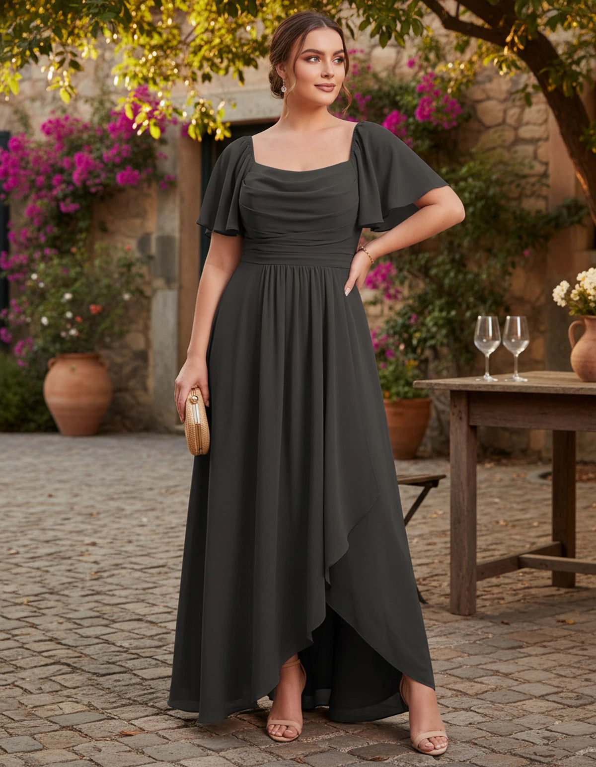 Sylviane Maxi Dress — Black | SKU: SD-90380-black-2,SD-90380-black-4,SD-90380-black-6,SD-90380-black-8,SD-90380-black-10,SD-90380-black-12,SD-90380-black-14,SD-90380-black-16,SD-90380-black-16W,SD-90380-black-18W,SD-90380-black-20W,SD-90380-black-22W
