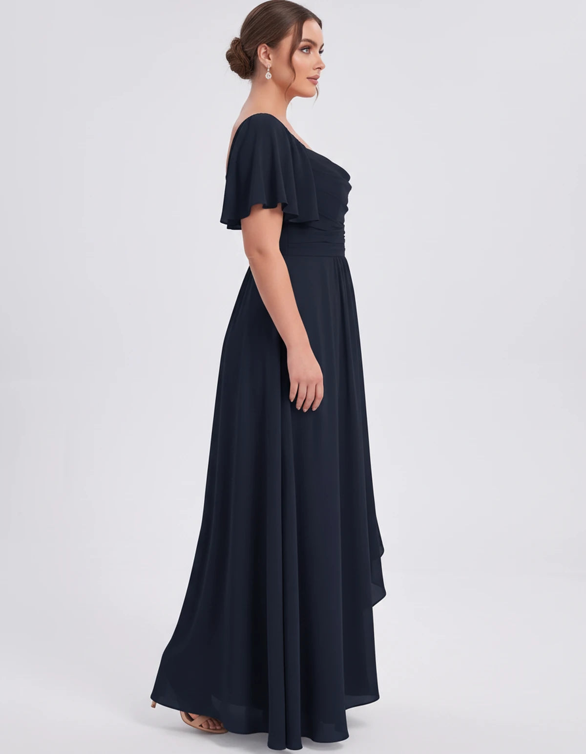 Sylviane Maxi Dress — Navy | SKU: SD-90380-navy-2,SD-90380-navy-4,SD-90380-navy-6,SD-90380-navy-8,SD-90380-navy-10,SD-90380-navy-12,SD-90380-navy-14,SD-90380-navy-16,SD-90380-navy-16W,SD-90380-navy-18W,SD-90380-navy-20W,SD-90380-navy-22W