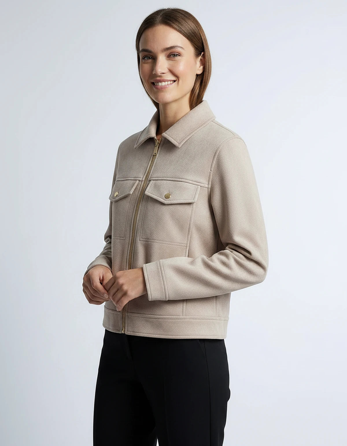 Tourmaline Coat — Beige | SKU: SD-77575-beige-XS,SD-77575-beige-S,SD-77575-beige-M,SD-77575-beige-L