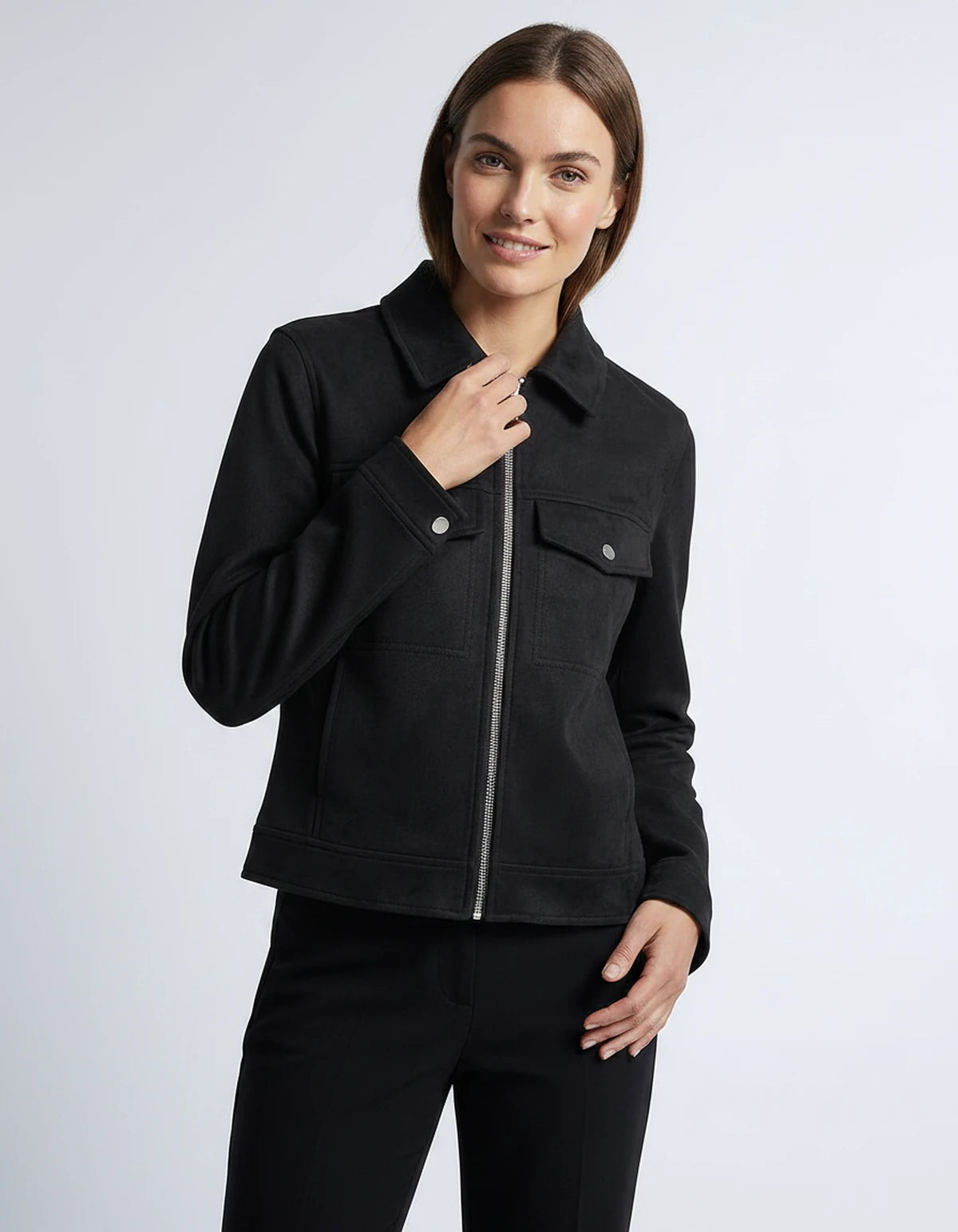 Tourmaline Coat — Dark Grey | SKU: SD-77575-darkgrey-XS,SD-77575-darkgrey-S,SD-77575-darkgrey-M,SD-77575-darkgrey-L