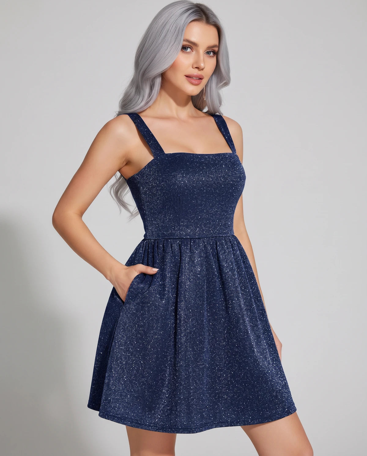 Tramontane Mini Dress — Navy
