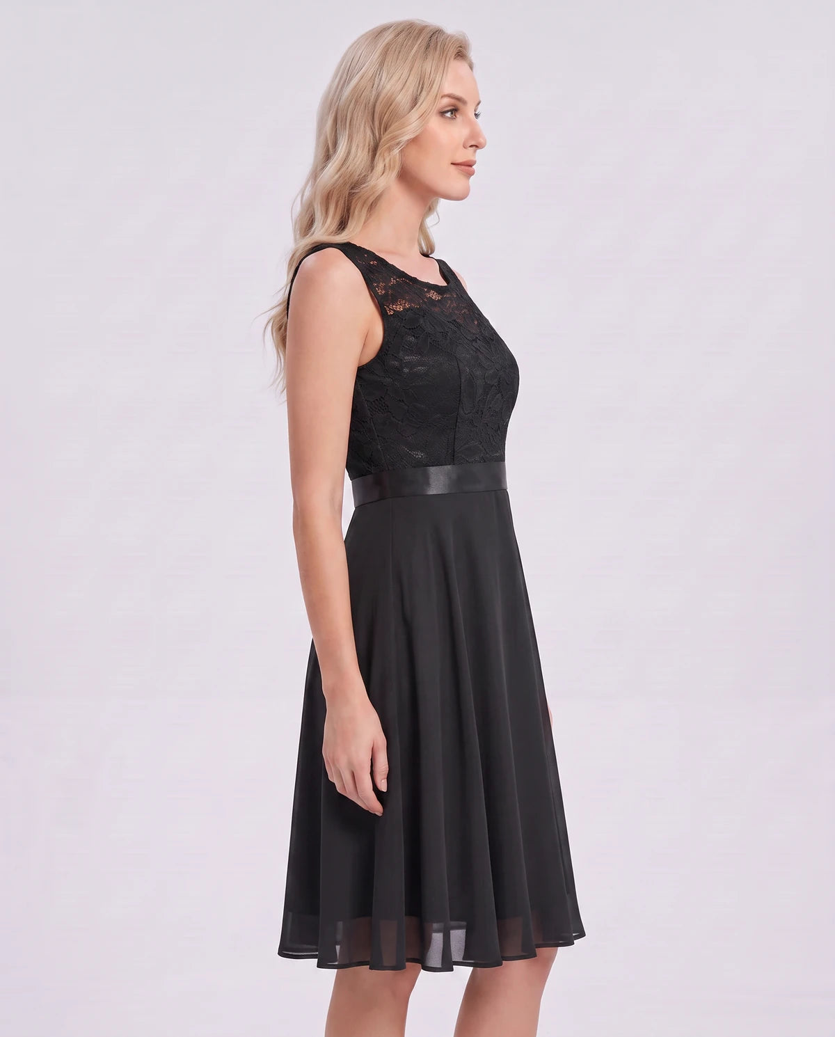 Trelawny Mini Dress — Black | SKU: SD-75946-black-XS,SD-75946-black-S,SD-75946-black-M,SD-75946-black-L,SD-75946-black-XL
