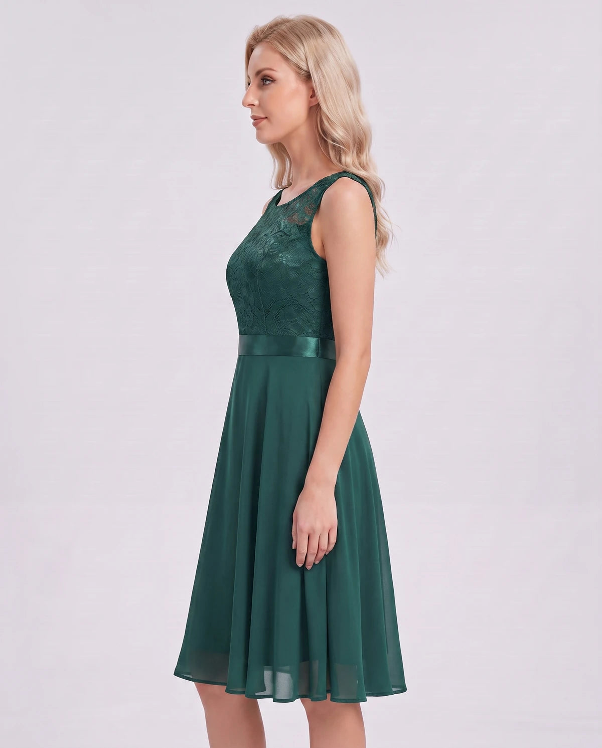Trelawny Mini Dress — Dark Green