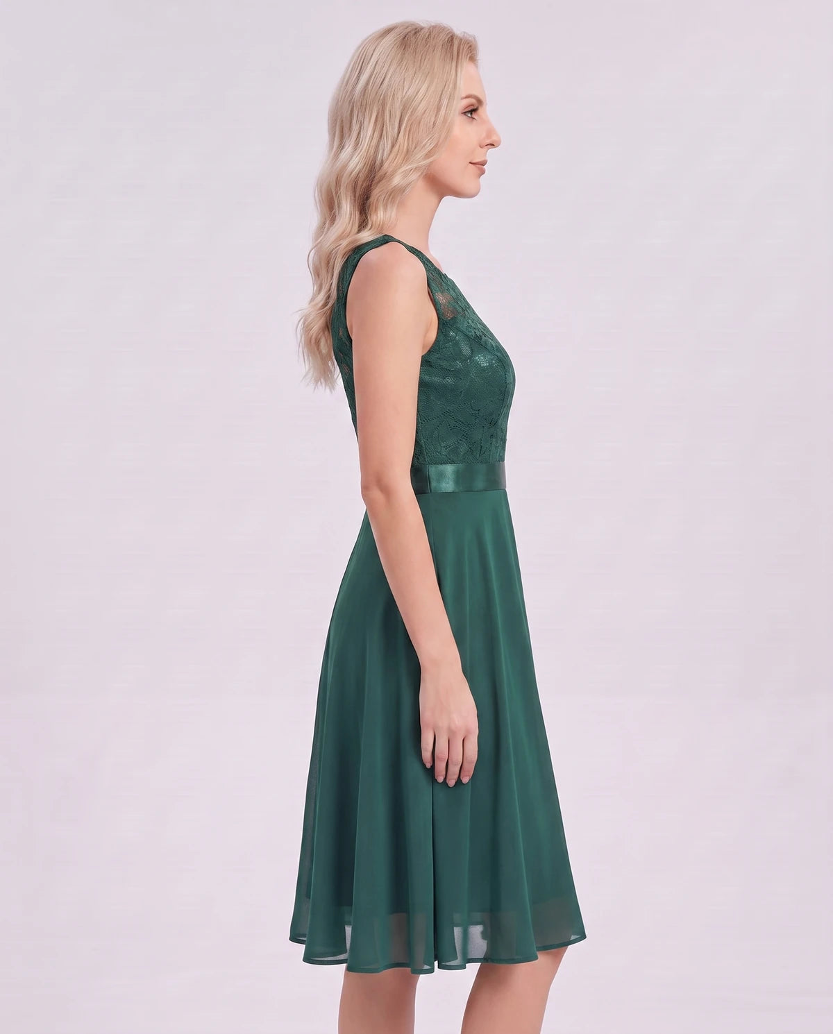Trelawny Mini Dress — Dark Green | SKU: SD-75946-darkgreen-XS,SD-75946-darkgreen-S,SD-75946-darkgreen-M,SD-75946-darkgreen-L,SD-75946-darkgreen-XL