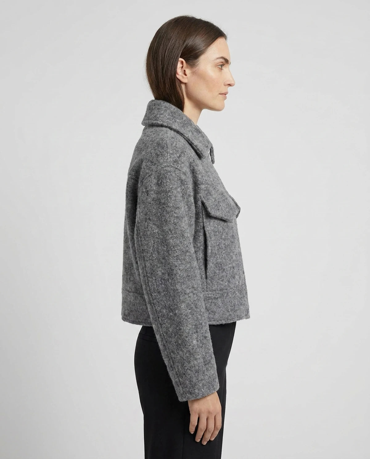 Ulyssa Coat — Grey | SKU: SD-53959-grey-XS,SD-53959-grey-S,SD-53959-grey-M,SD-53959-grey-L