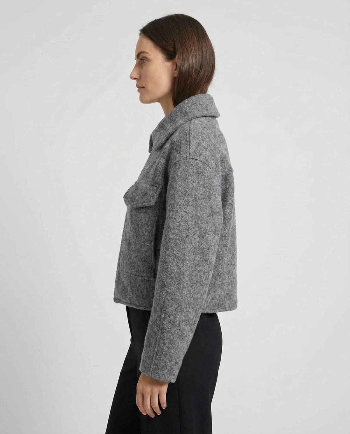 Ulyssa Coat — Grey | SKU: SD-53959-grey-XS,SD-53959-grey-S,SD-53959-grey-M,SD-53959-grey-L