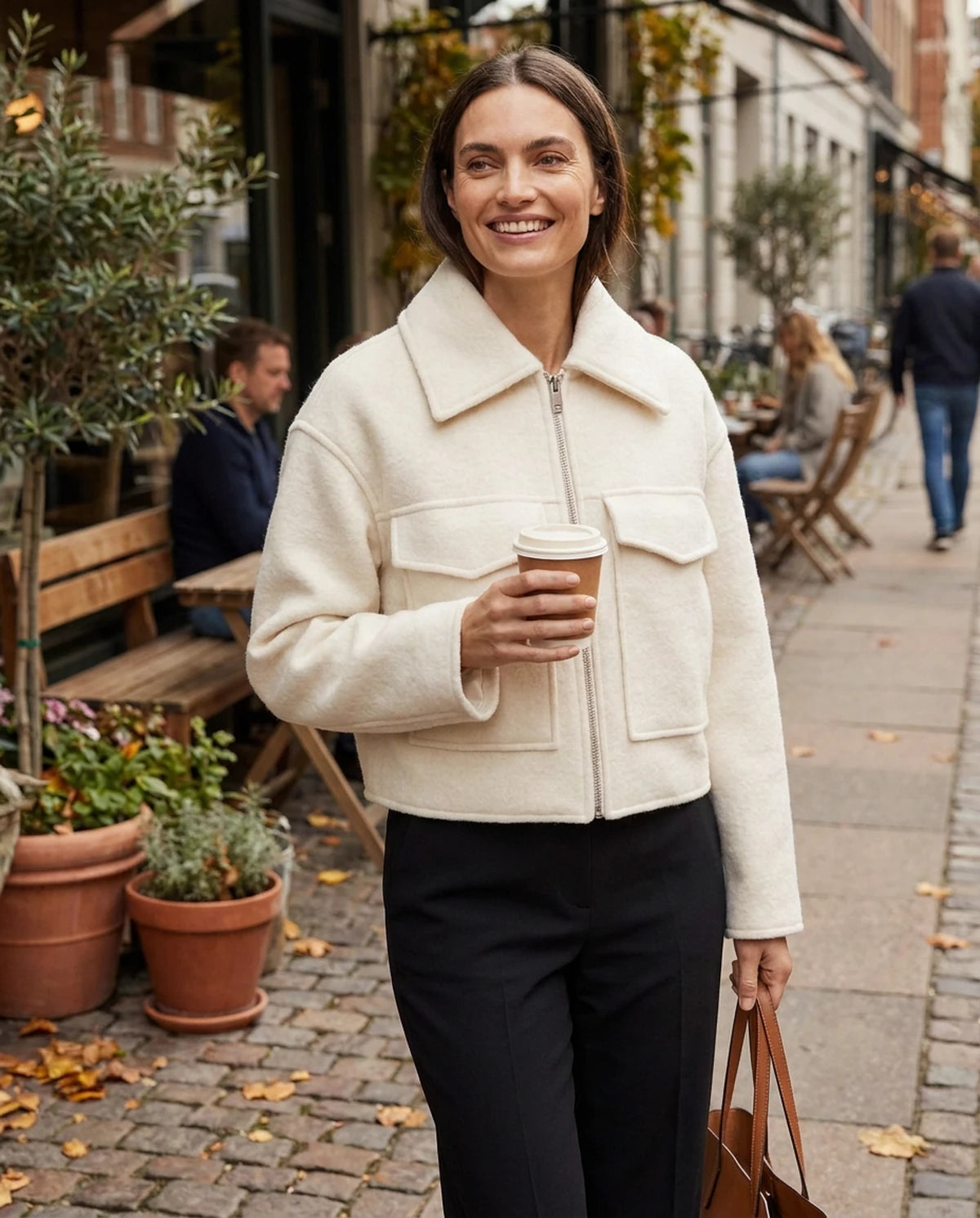 Ulyssa Coat — White | SKU: SD-53959-white-XS,SD-53959-white-S,SD-53959-white-M,SD-53959-white-L