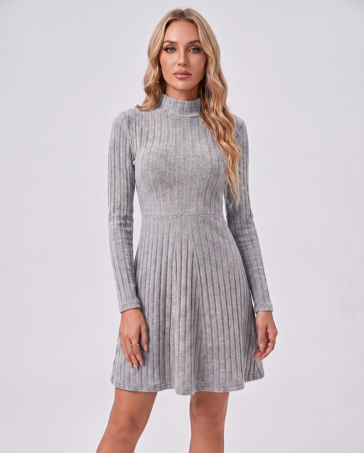 Undine Midi Dresses — Gray