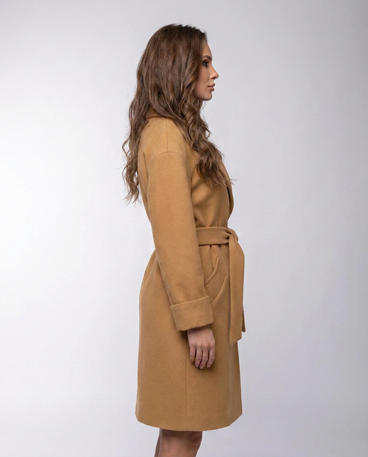 Valentia Coat — 1151-Khaki | SKU: SD-02818-1151khaki-XS,SD-02818-1151khaki-S,SD-02818-1151khaki-M,SD-02818-1151khaki-L,SD-02818-1151khaki-XL,SD-02818-1151khaki-2XL