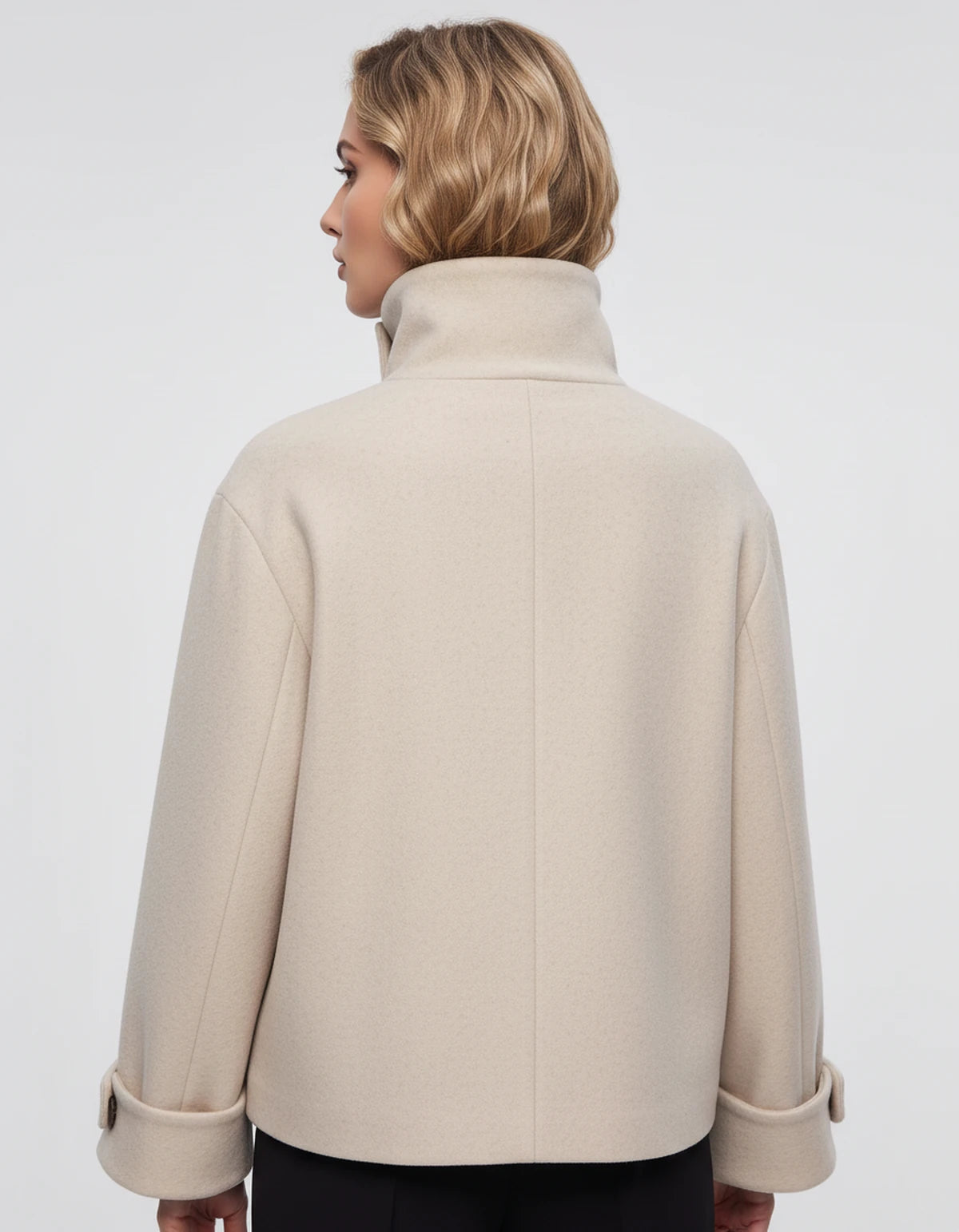 Valerienne Coat — Beige | SKU: SD-11827-beige-XS,SD-11827-beige-S,SD-11827-beige-M,SD-11827-beige-L