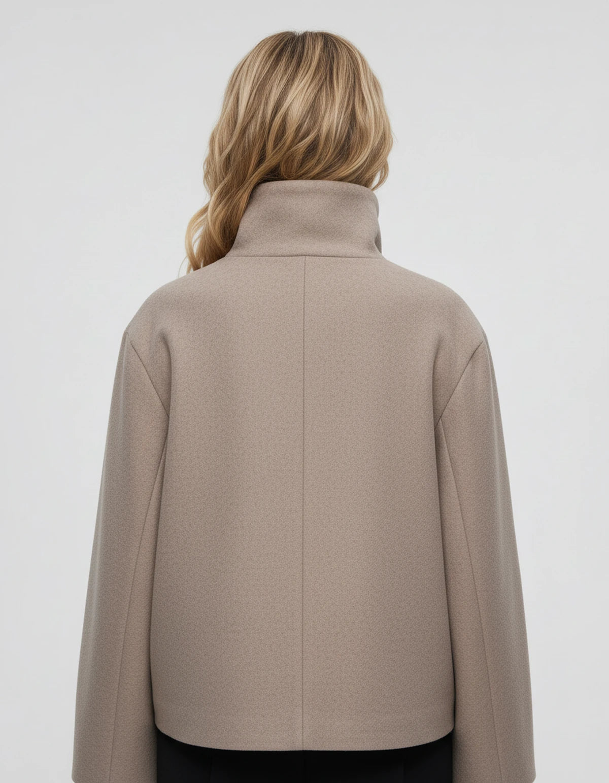 Valerienne Coat — Light Khaki | SKU: SD-11827-lightkhaki-XS,SD-11827-lightkhaki-S,SD-11827-lightkhaki-M,SD-11827-lightkhaki-L