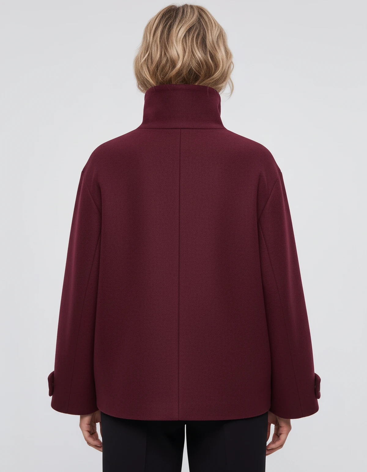 Valerienne Coat — Red | SKU: SD-11827-red-XS,SD-11827-red-S,SD-11827-red-M,SD-11827-red-L