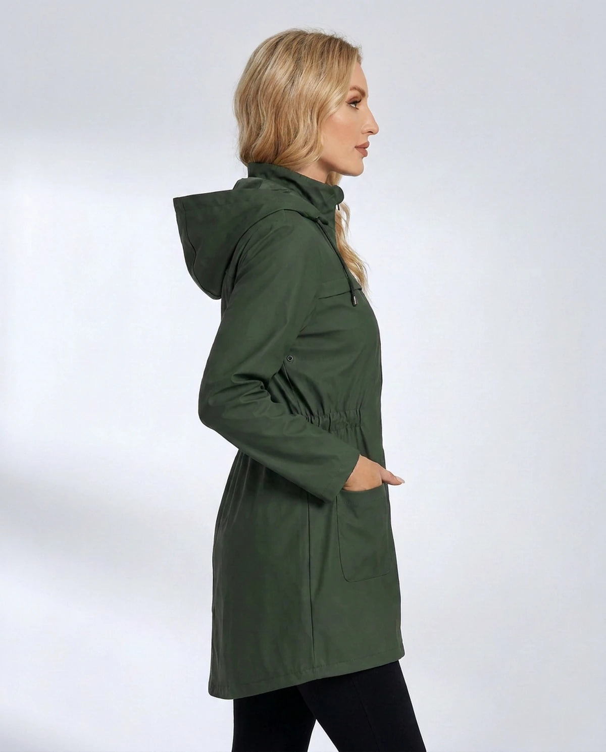 Vendela Coat — Army Green | SKU: SD-13173-armygreen-XS,SD-13173-armygreen-S,SD-13173-armygreen-M,SD-13173-armygreen-L,SD-13173-armygreen-XL,SD-13173-armygreen-2XL