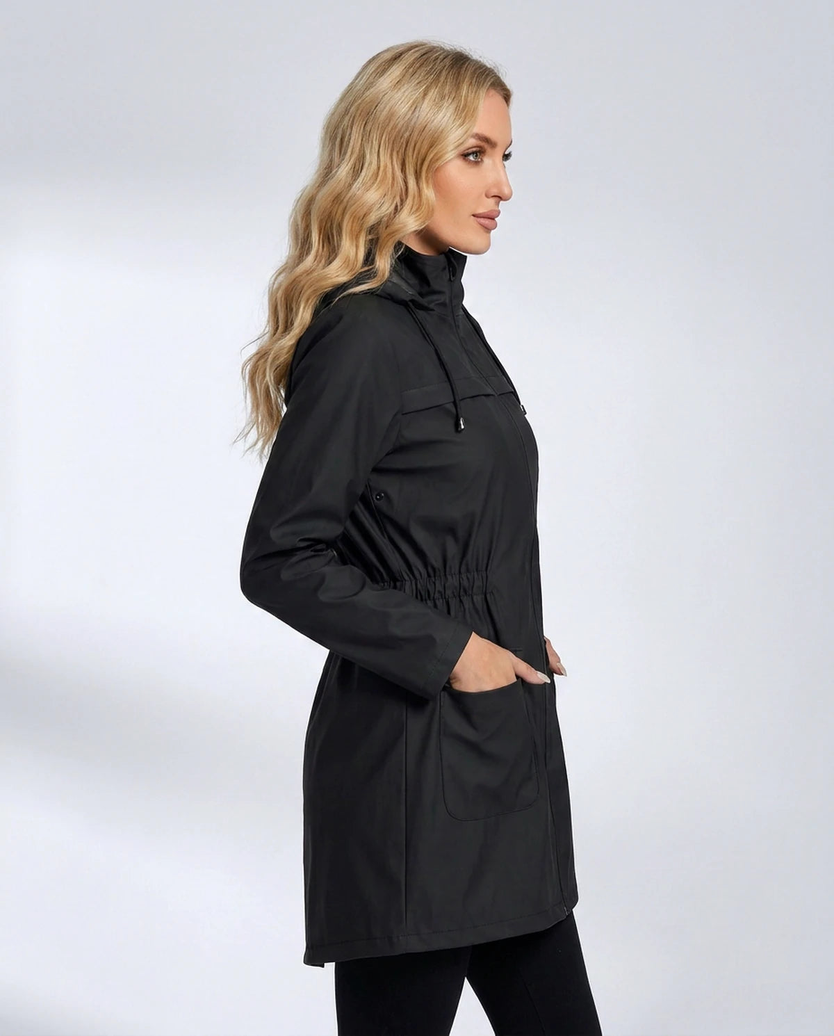 Vendela Coat — Black | SKU: SD-13173-black-XS,SD-13173-black-S,SD-13173-black-M,SD-13173-black-L,SD-13173-black-XL,SD-13173-black-2XL