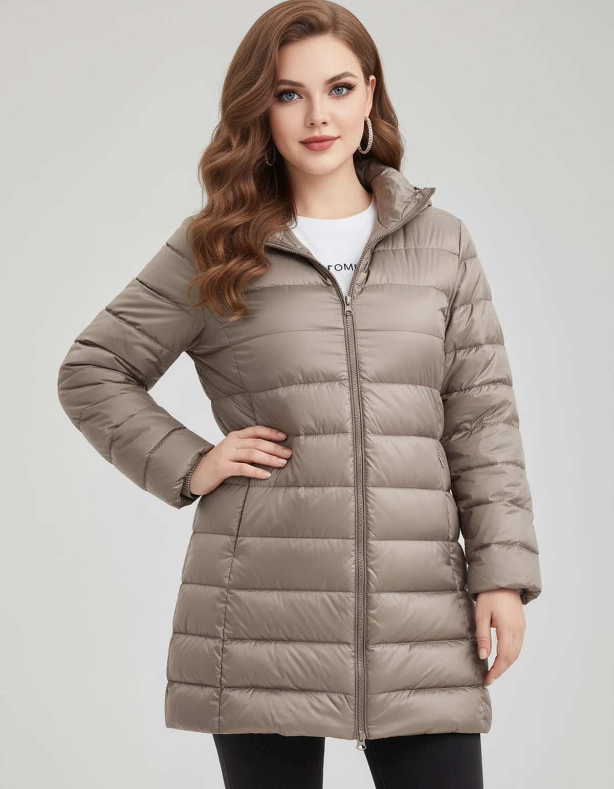 Venetia Skirt — Khaki | SKU: SD-07929-khaki-XS,SD-07929-khaki-S,SD-07929-khaki-M,SD-07929-khaki-L,SD-07929-khaki-XL,SD-07929-khaki-2XL