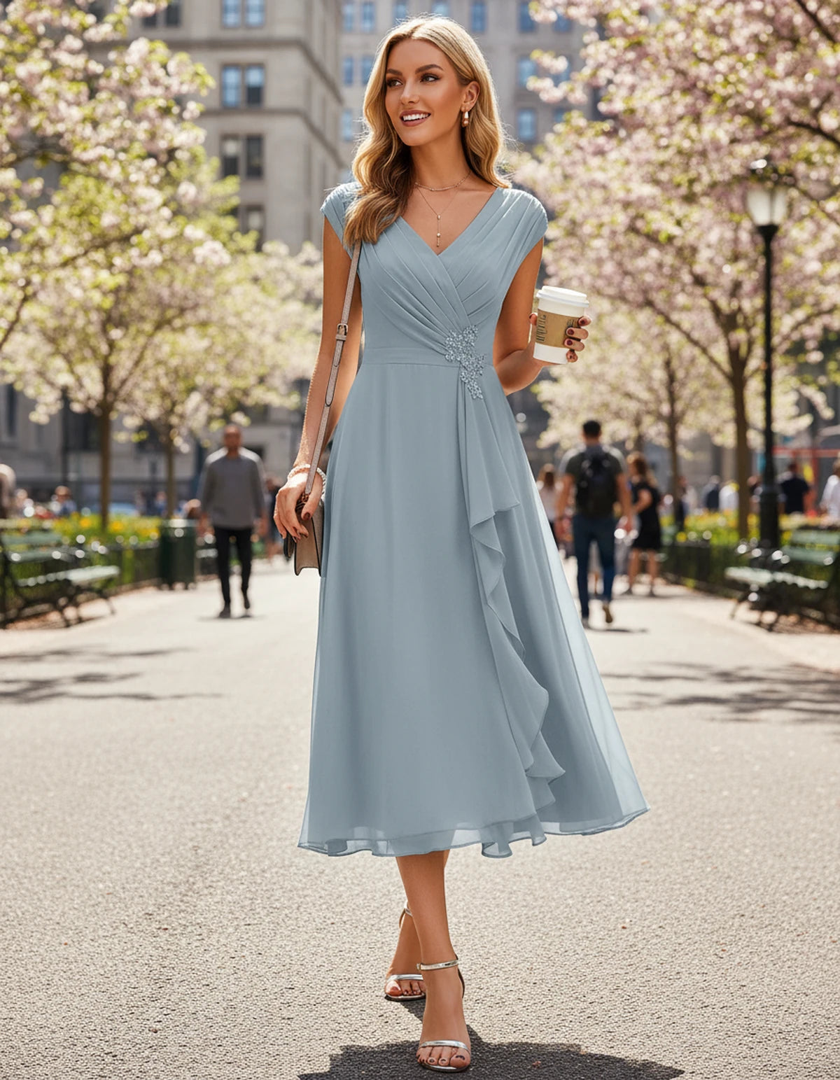 Verbena Midi Dresses — Dusty Blue | SKU: SD-10524-dustyblue-2,SD-10524-dustyblue-4,SD-10524-dustyblue-6,SD-10524-dustyblue-8,SD-10524-dustyblue-10,SD-10524-dustyblue-12,SD-10524-dustyblue-14,SD-10524-dustyblue-16,SD-10524-dustyblue-16W,SD-10524-dustyblue-18W,SD-10524-dustyblue-20W,SD-10524-dustyblue-22W