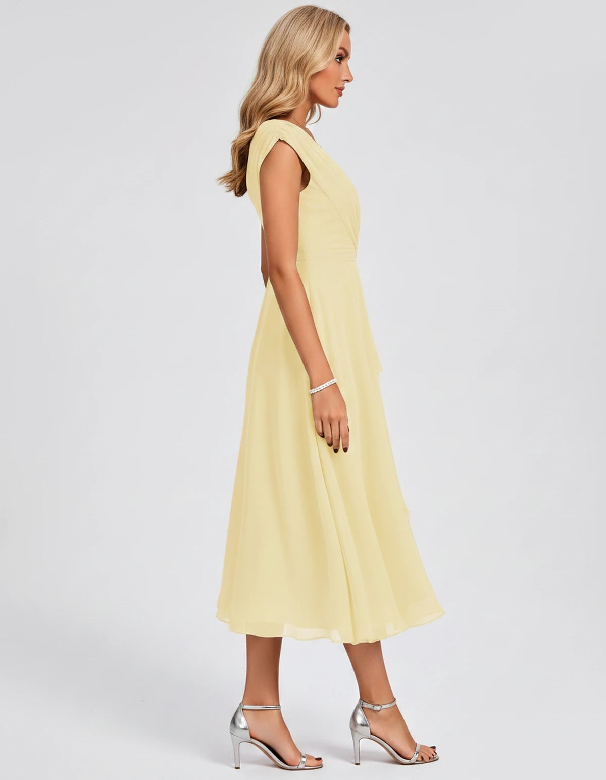 Verbena Midi Dresses — Yellow | SKU: SD-10524-yellow-2,SD-10524-yellow-4,SD-10524-yellow-6,SD-10524-yellow-8,SD-10524-yellow-10,SD-10524-yellow-12,SD-10524-yellow-14,SD-10524-yellow-16,SD-10524-yellow-16W,SD-10524-yellow-18W,SD-10524-yellow-20W,SD-10524-yellow-22W