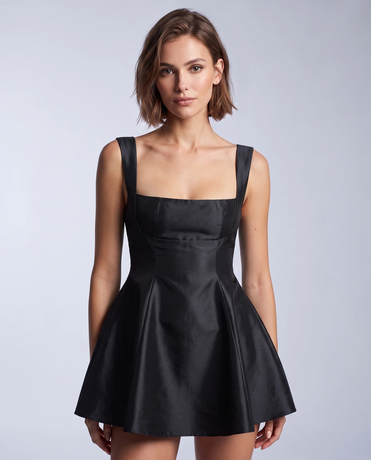 Verity Mini Dress — Black