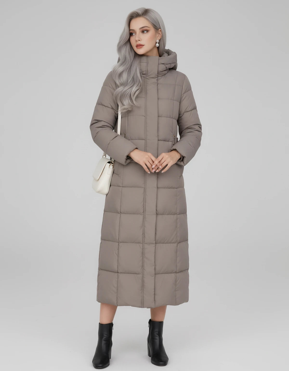 Veronique Coat — Gray | SKU: SD-52848-gray-XS,SD-52848-gray-S,SD-52848-gray-M,SD-52848-gray-L,SD-52848-gray-XL,SD-52848-gray-2XL