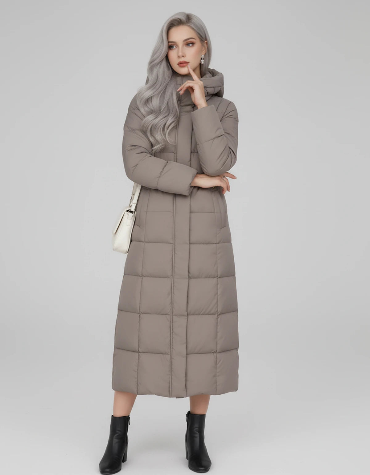Veronique Coat — Gray | SKU: SD-52848-gray-XS,SD-52848-gray-S,SD-52848-gray-M,SD-52848-gray-L,SD-52848-gray-XL,SD-52848-gray-2XL