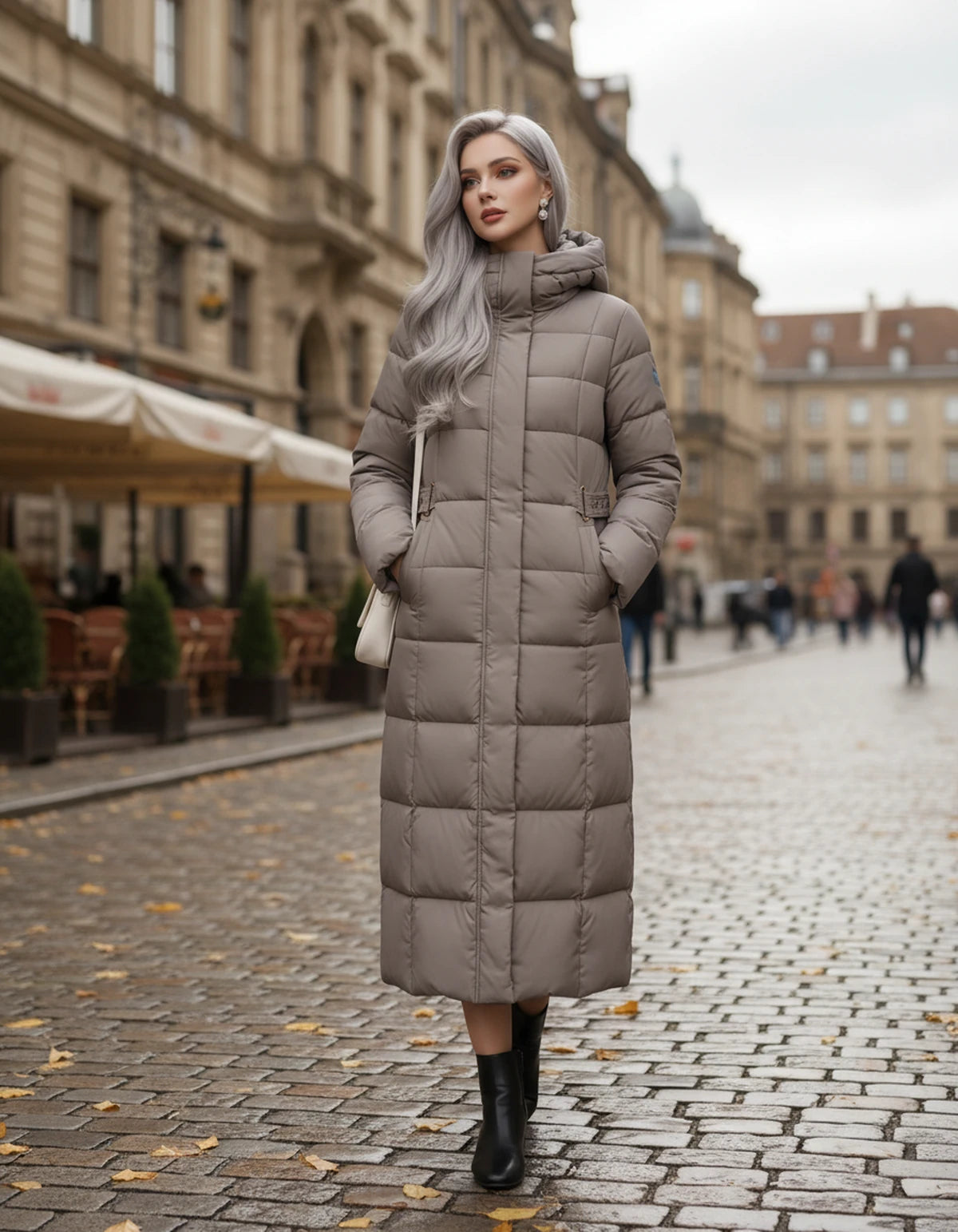 Veronique Coat — Gray | SKU: SD-52848-gray-XS,SD-52848-gray-S,SD-52848-gray-M,SD-52848-gray-L,SD-52848-gray-XL,SD-52848-gray-2XL