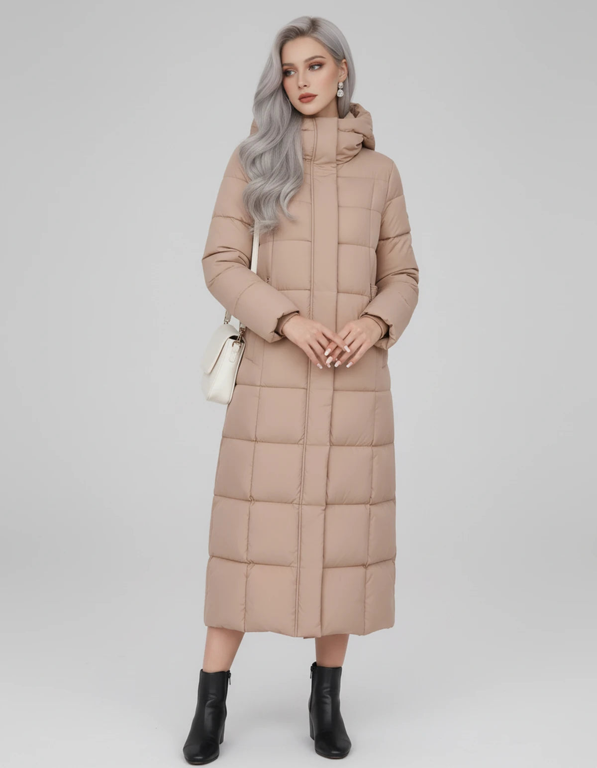 Veronique Coat — Khaki | SKU: SD-52848-khaki-XS,SD-52848-khaki-S,SD-52848-khaki-M,SD-52848-khaki-L,SD-52848-khaki-XL,SD-52848-khaki-2XL