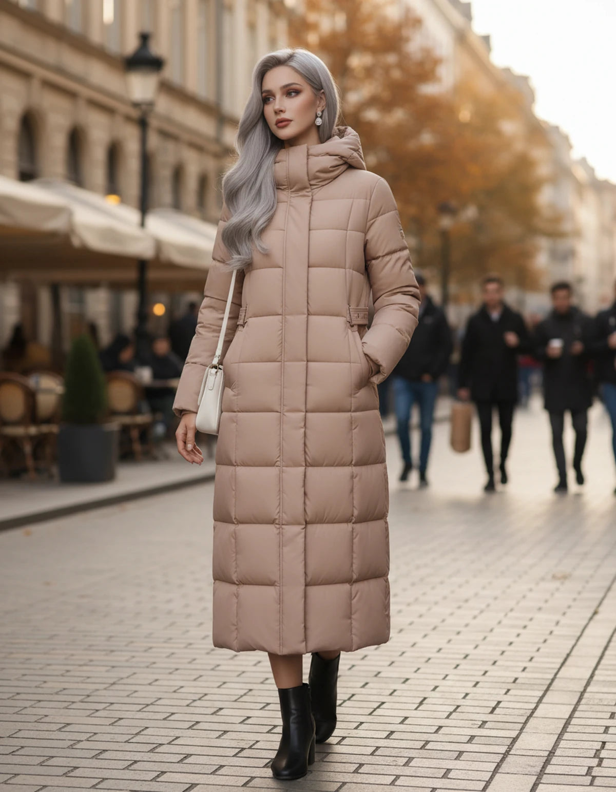 Veronique Coat — Khaki | SKU: SD-52848-khaki-XS,SD-52848-khaki-S,SD-52848-khaki-M,SD-52848-khaki-L,SD-52848-khaki-XL,SD-52848-khaki-2XL
