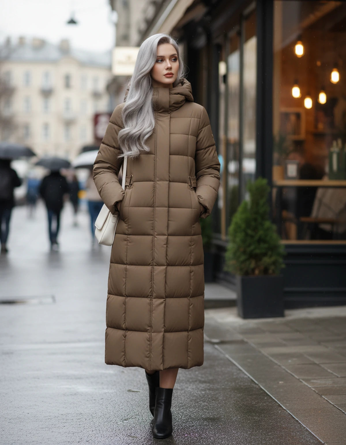 Veronique Coat — Light Coffee | SKU: SD-52848-lightcoffee-XS,SD-52848-lightcoffee-S,SD-52848-lightcoffee-M,SD-52848-lightcoffee-L,SD-52848-lightcoffee-XL,SD-52848-lightcoffee-2XL