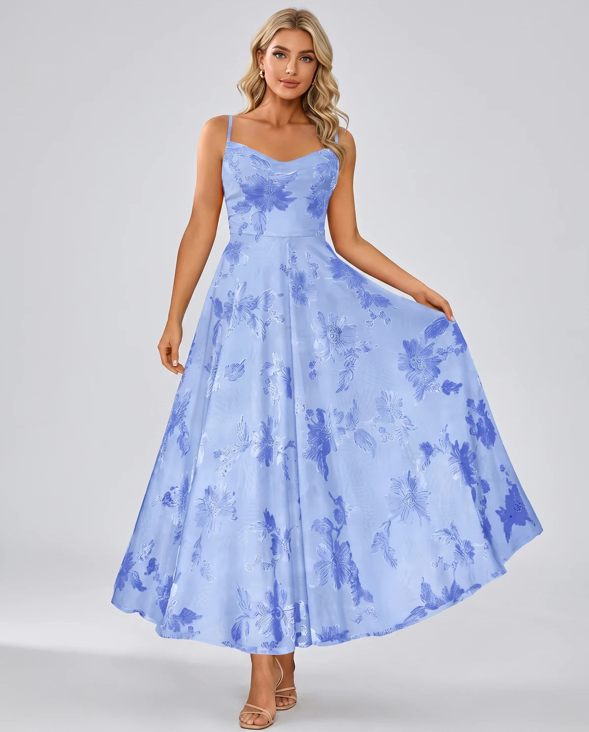 Vespertine Maxi Dress — Blue