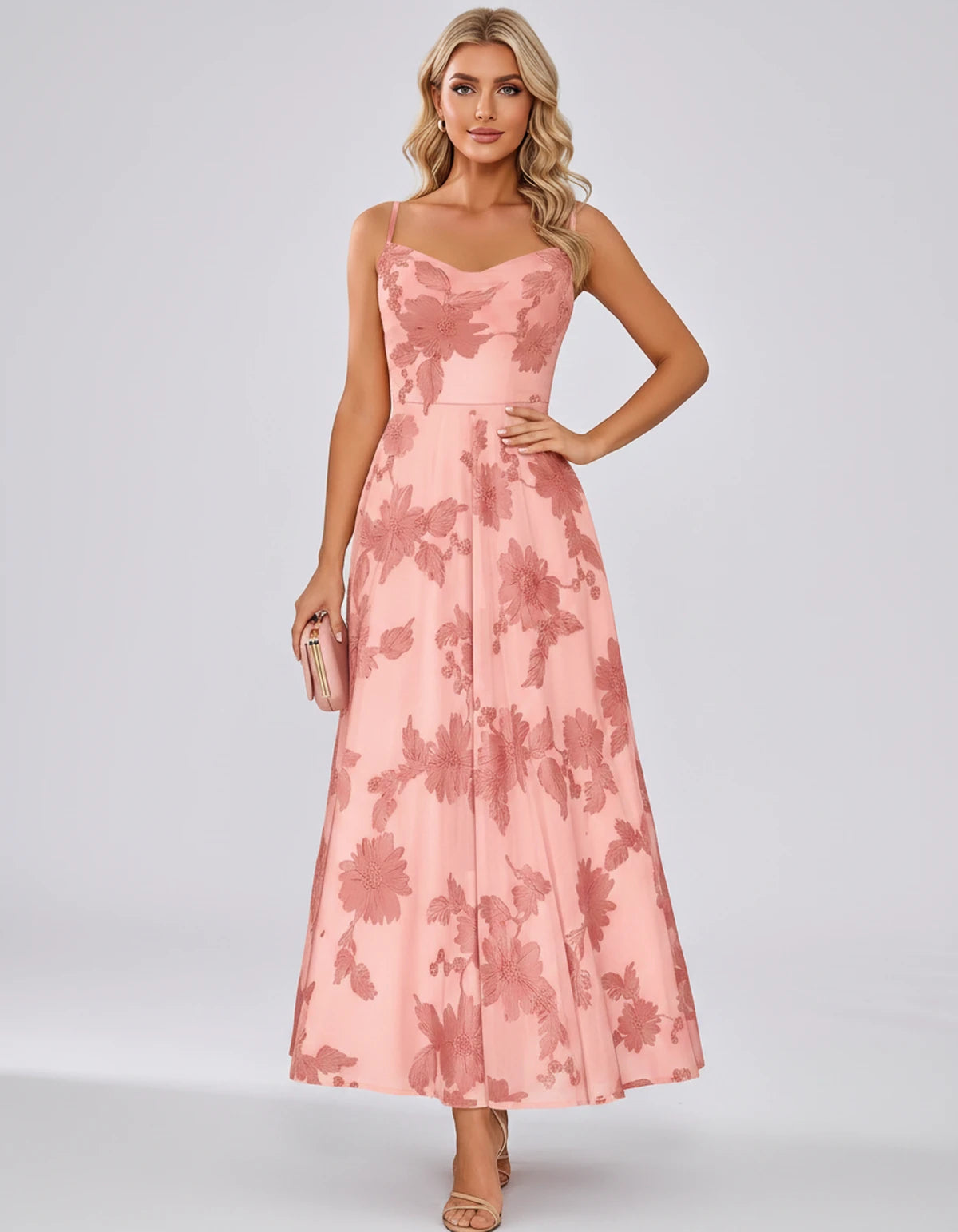 Vespertine Maxi Dress — Rose | SKU: SD-20859-rose-2,SD-20859-rose-4,SD-20859-rose-6,SD-20859-rose-8,SD-20859-rose-10,SD-20859-rose-12,SD-20859-rose-14,SD-20859-rose-16,SD-20859-rose-16W,SD-20859-rose-18W,SD-20859-rose-20W,SD-20859-rose-22W