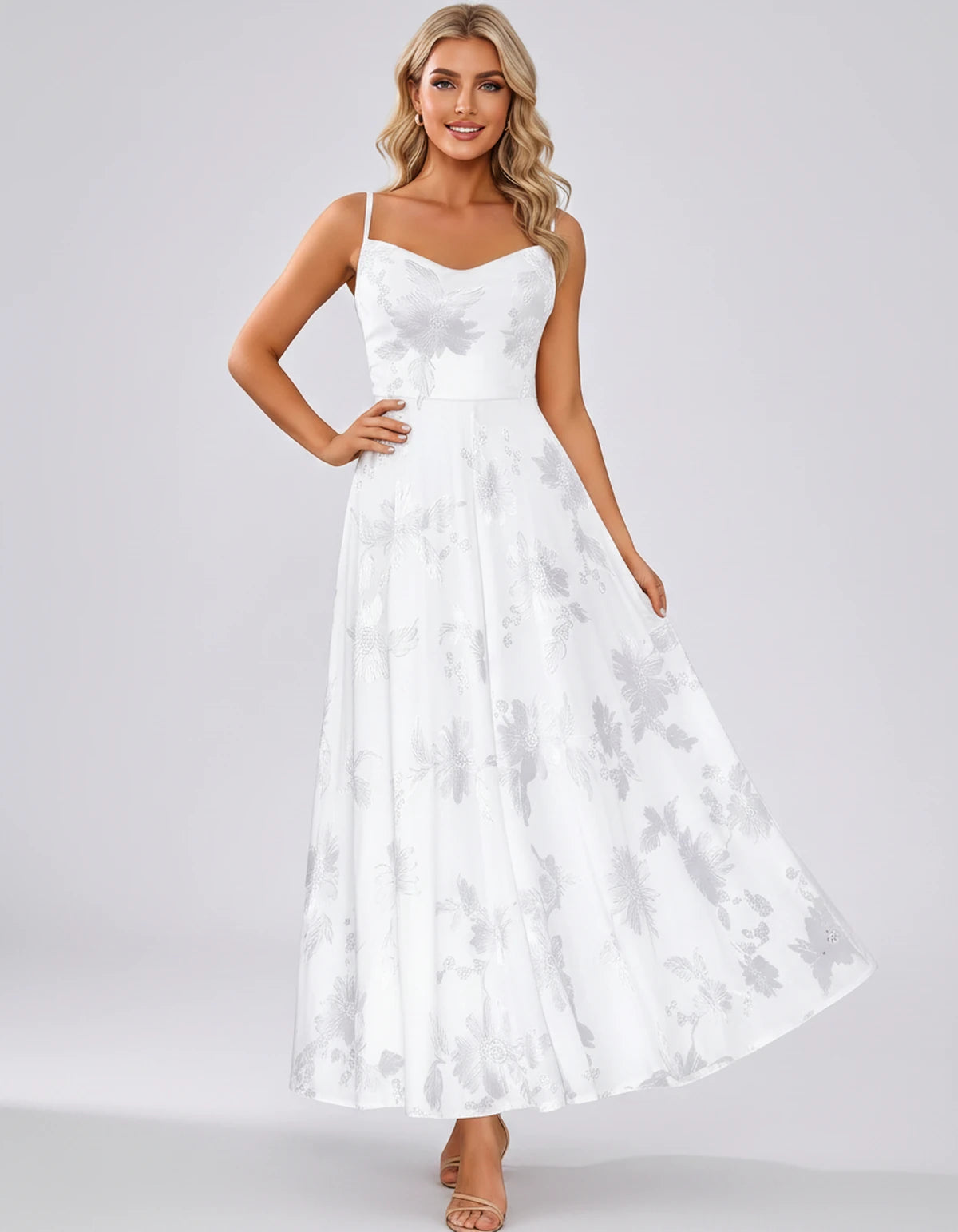 Vespertine Maxi Dress — White | SKU: SD-20859-white-2,SD-20859-white-4,SD-20859-white-6,SD-20859-white-8,SD-20859-white-10,SD-20859-white-12,SD-20859-white-14,SD-20859-white-16,SD-20859-white-16W,SD-20859-white-18W,SD-20859-white-20W,SD-20859-white-22W