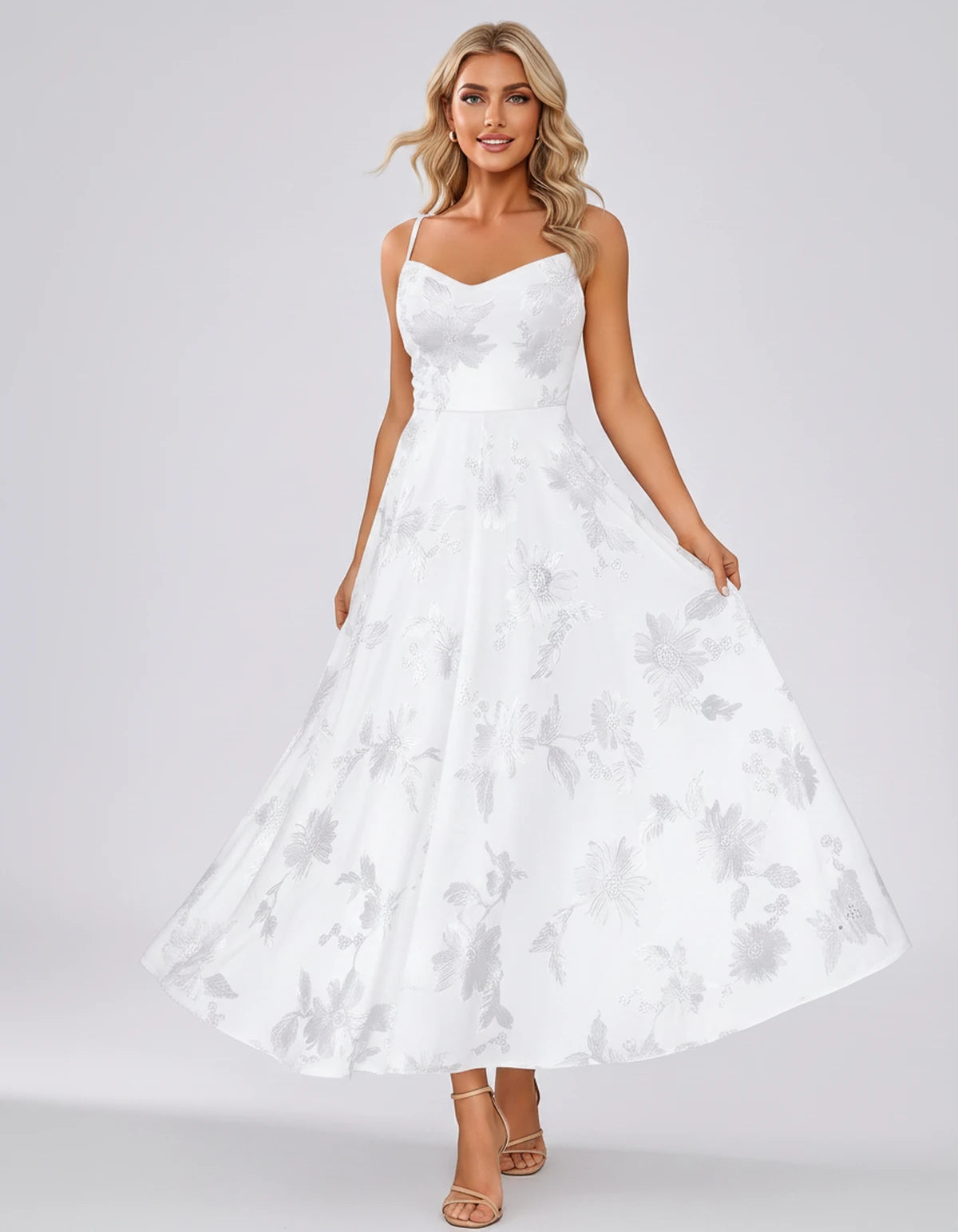 Vespertine Maxi Dress — White | SKU: SD-20859-white-2,SD-20859-white-4,SD-20859-white-6,SD-20859-white-8,SD-20859-white-10,SD-20859-white-12,SD-20859-white-14,SD-20859-white-16,SD-20859-white-16W,SD-20859-white-18W,SD-20859-white-20W,SD-20859-white-22W