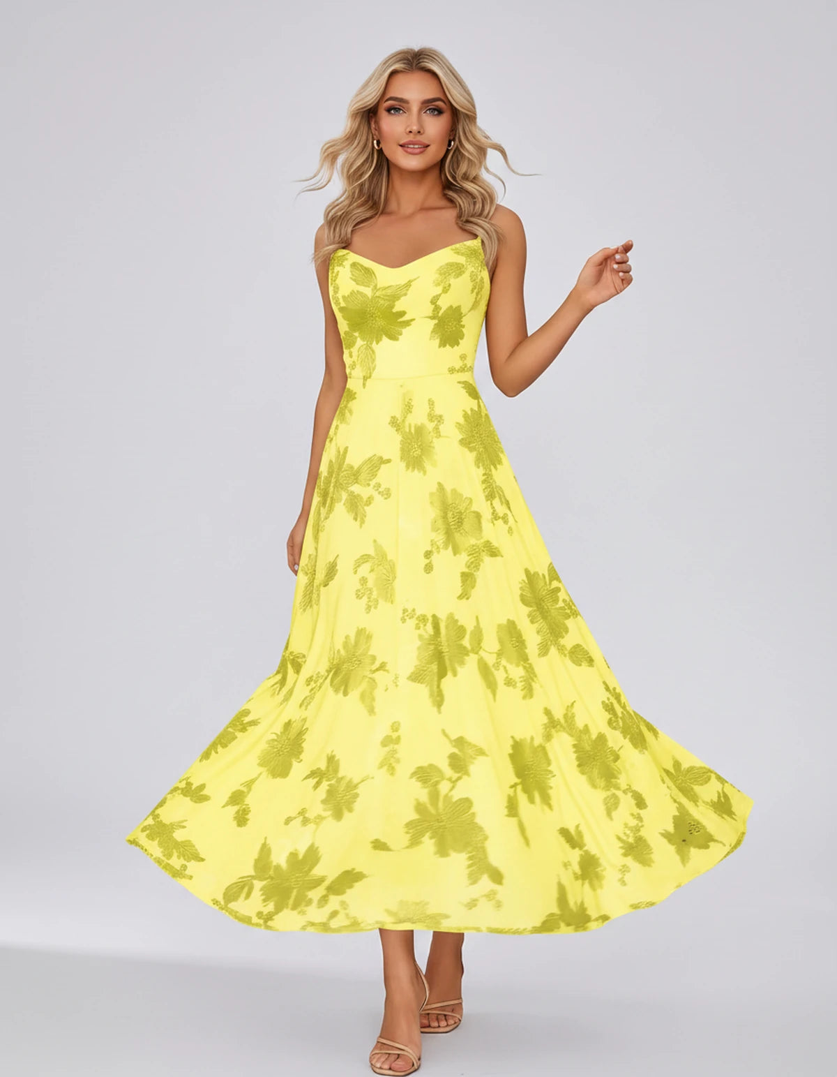 Vespertine Maxi Dress — Yellow | SKU: SD-20859-yellow-2,SD-20859-yellow-4,SD-20859-yellow-6,SD-20859-yellow-8,SD-20859-yellow-10,SD-20859-yellow-12,SD-20859-yellow-14,SD-20859-yellow-16,SD-20859-yellow-16W,SD-20859-yellow-18W,SD-20859-yellow-20W,SD-20859-yellow-22W