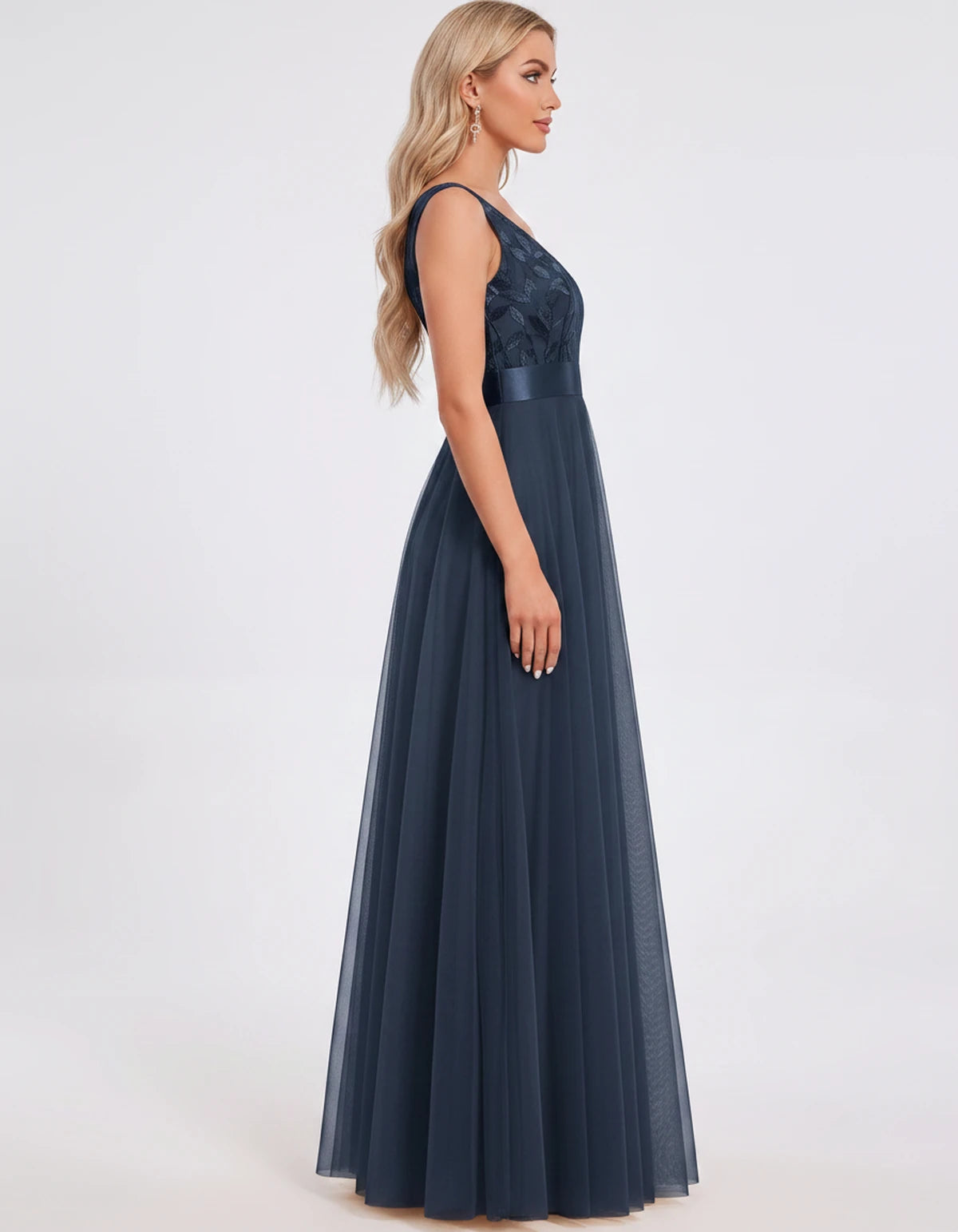 Zinnia Maxi Dress — Navy Blue | SKU: SD-13325-navyblue-2,SD-13325-navyblue-4,SD-13325-navyblue-6,SD-13325-navyblue-8,SD-13325-navyblue-10,SD-13325-navyblue-12,SD-13325-navyblue-14,SD-13325-navyblue-16,SD-13325-navyblue-16W,SD-13325-navyblue-18W,SD-13325-navyblue-20W,SD-13325-navyblue-22W